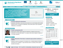 Tablet Screenshot of absolvent-univ.ro